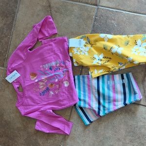 Carter's top and leggings bundle